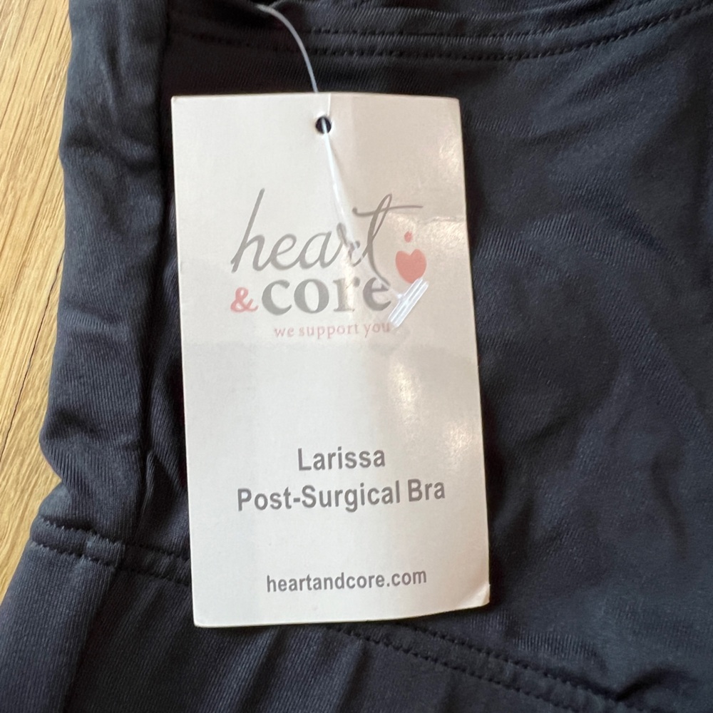 Heart & Core Women's Black Posture Support Bra - Small - Picture 4 of 4